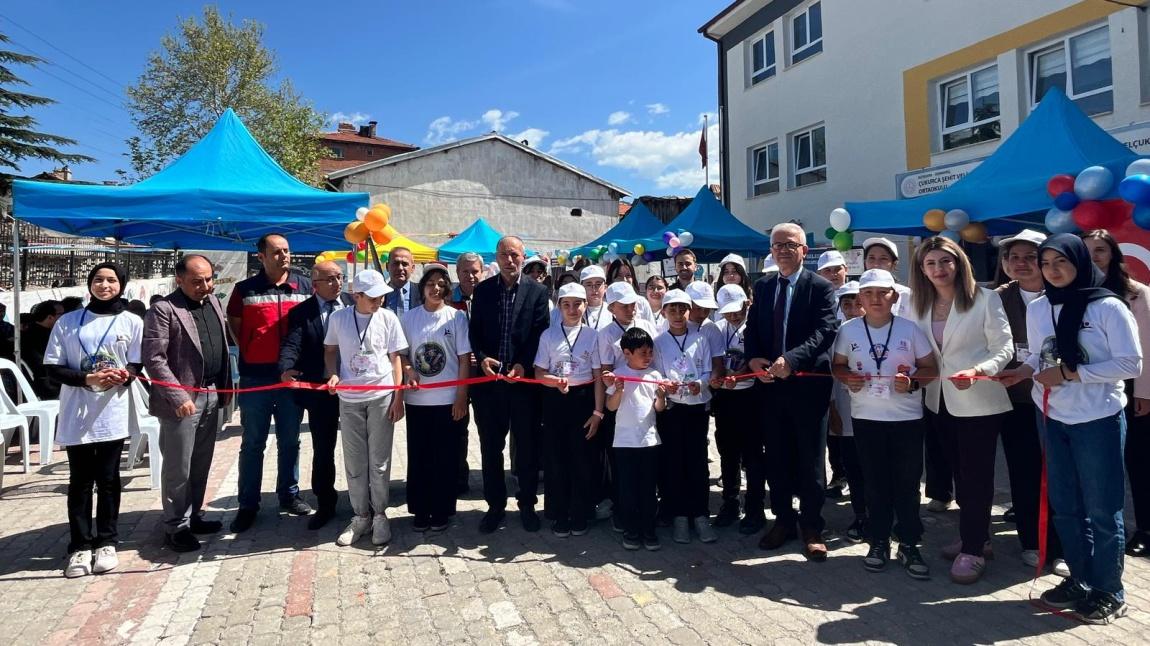 Tübitak 4006 Bilim Fuarı ve İlkokul Sanatsal Çalışmalar Sergimizi Düzenledik